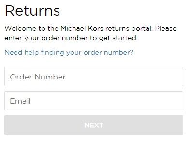 michael kors retoure adresse|Michael Kors return link.